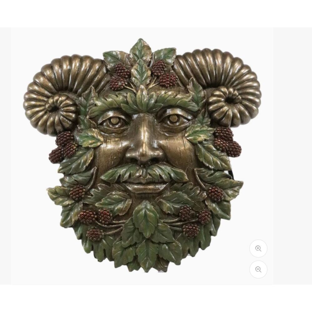 Berry King Summer Greenman Wall Plaque